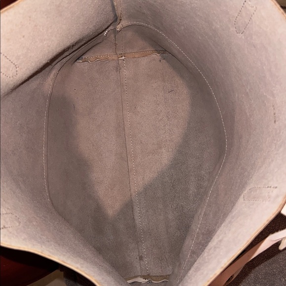 Vintage J. Crew Leather Shopper Tote Bag - Picture 8 of 11